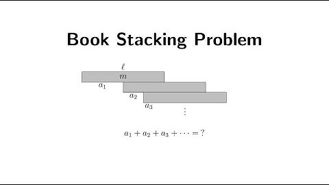 How to Solve the Book Stacking Problem (Application of Harmonic Series)