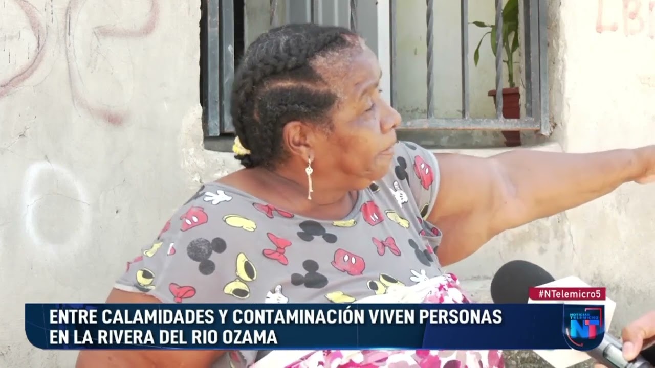 Entre calamidades y contaminación viven personas en la ribera del río Ozama