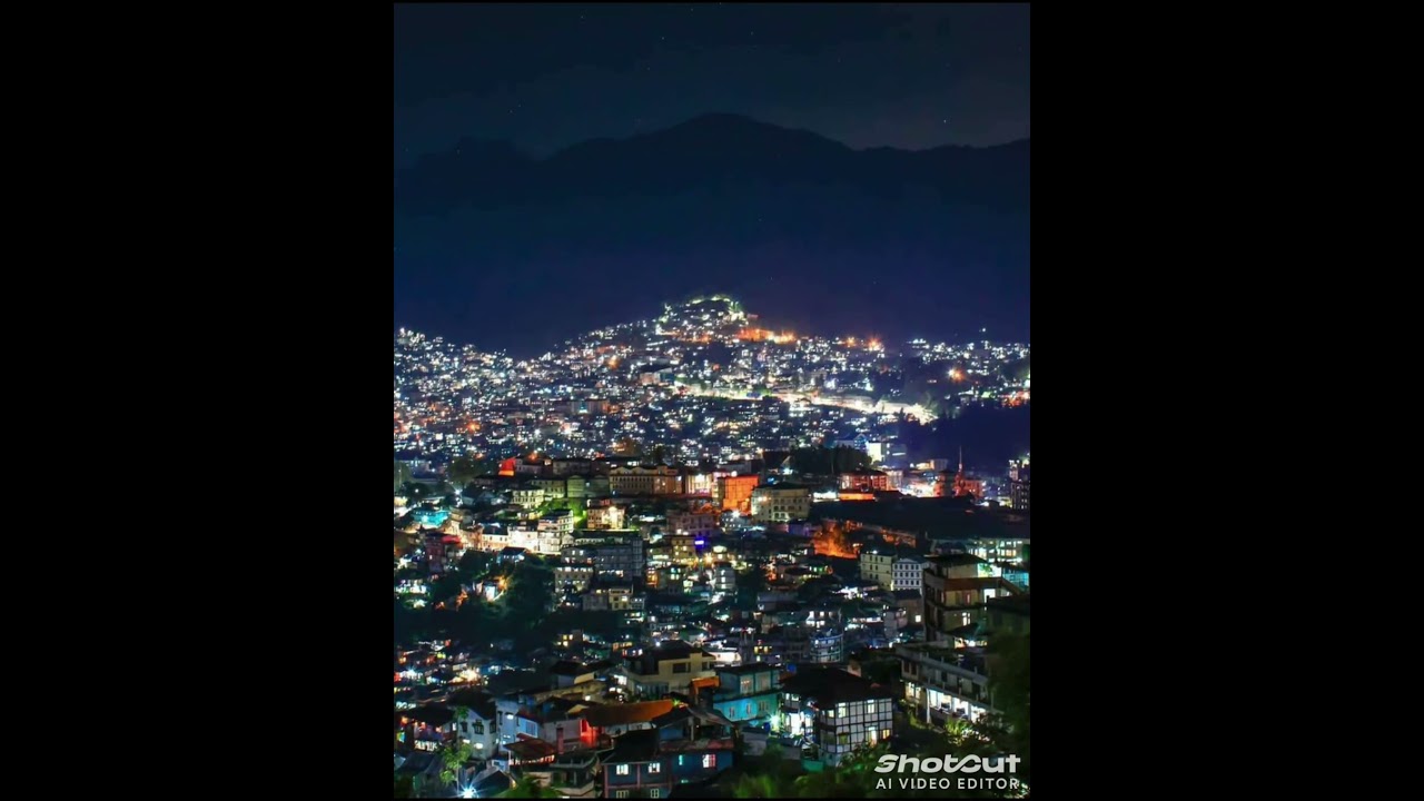 Beautiful veiw of Mon town Nagaland