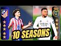 I Takeover Atletico Madrid to destroy Real Madrid [ 10 Seasons Takeover]