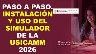 I am a teacher: STEP BY STEP. INSTALLATION AND USE OF THE USICAMM 2026 SIMULATOR #SUMADI screenshot 3