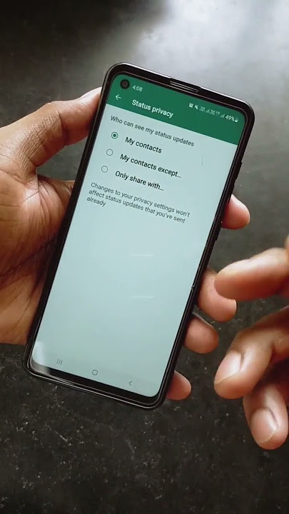 whatsapp status hide kaise kare || How to hide whatsapp status || #shorts #whatsappstatus