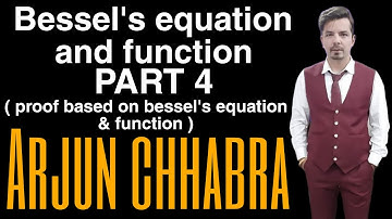 BESSEL’s equation and function part 4 ( proof based on BESSEL’s function ) in all the courses