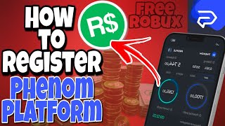 [Free Robux] How to register in Phenom Platform? || Mobile/iOS || Roblominer screenshot 3