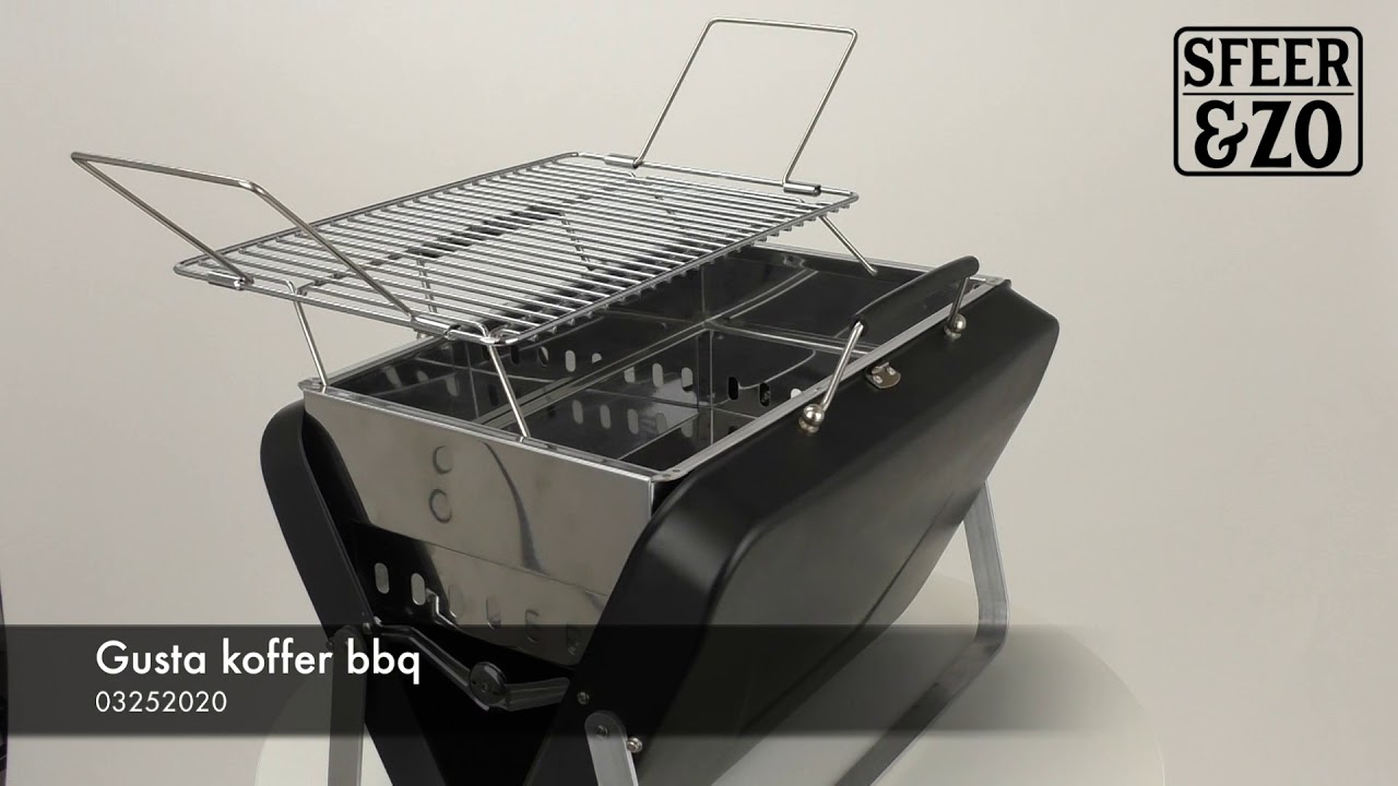 Wederzijds Abnormaal maandag Gusta koffer barbecue - BBQ - YouTube