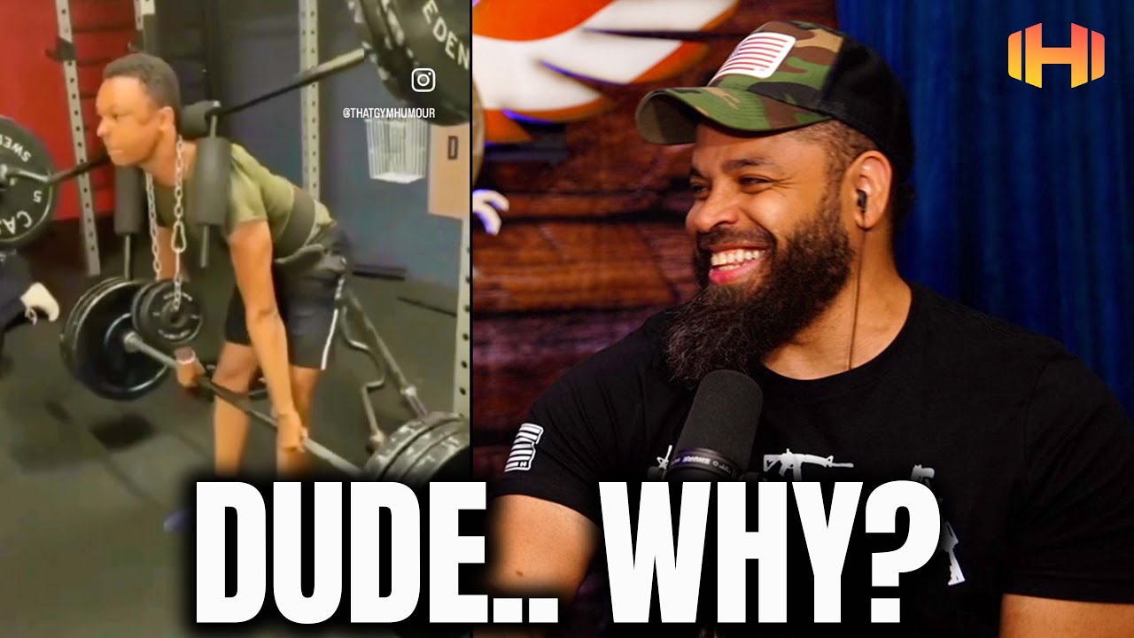 He’s Squatting And Trying To Deadlift At The Same Time