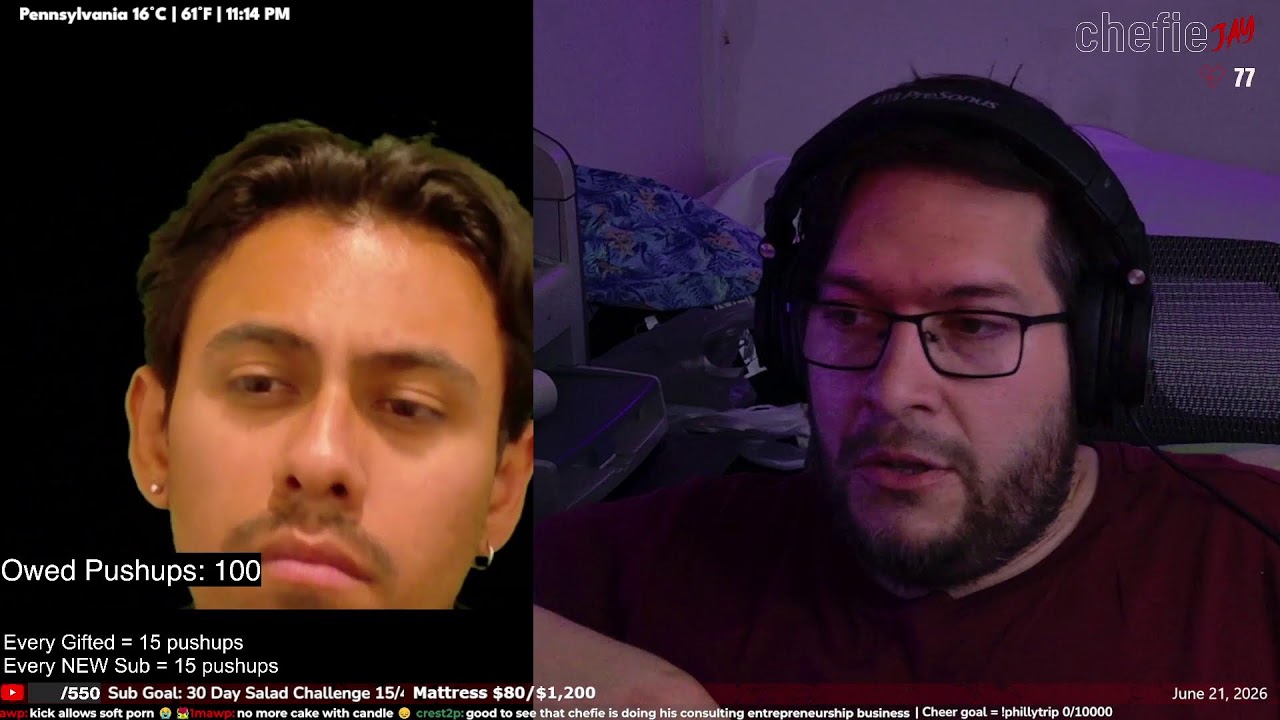 🔴LIVE NOW!🔴Food Prep & Interview v Interview w/ 33arnol |  LIVE CHAT ON Twitch.tv/Chefiejay