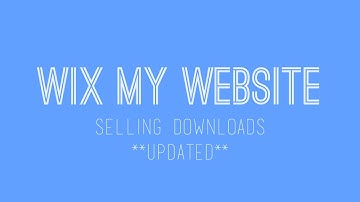 Wix Website Tutorial - Selling Downloads in Wix - Wix Tutorials For Beginners