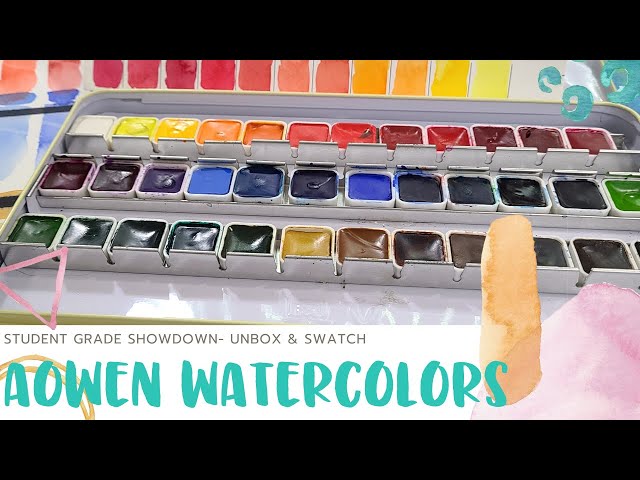 Coolbank Watercolor Kit-Student Grade Showdown- Unbox & Swatch