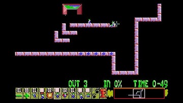 Custom Lemmings Level - Slipping by tseug