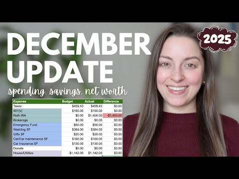 December 2025 Finance Update | I Pulled From My Emergency Fund | How I Spent My Money + My Net Worth