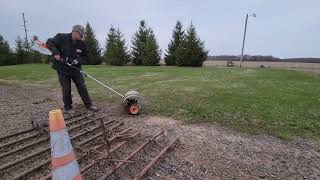 NEVER Sweep a Lawn By HAND Again, (Stihl KMA 135R Sweeper)