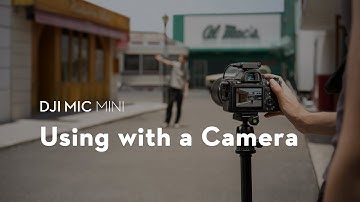 DJI Mic Mini｜Using with a Camera
