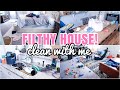 FITHY HOUSE CLEAN WITH ME | MESSY HOUSE TRANSFORMATION | 3 DAY CLEAN WITH ME | COMPLETE DISASTER