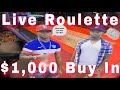 Live Roulette $1,000 Buy In w Chico G. I Won How Much?!?