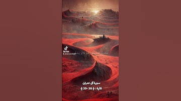 ما تيسر من سوره آل عمران 🍁 الآية (38-39 ) 🍁بصوت القارئ الشيخ محمد الفقيه 🍁