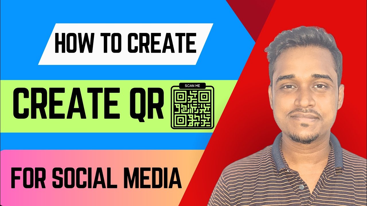 How to create a qr code for social media free - YouTube