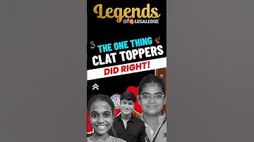 How to Crack CLAT 2025? Tips from the CLAT Toppers! 🤫
