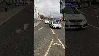 Merseyside Police cars  responding to an Emergency  in Liverpool  #police  #liverpool