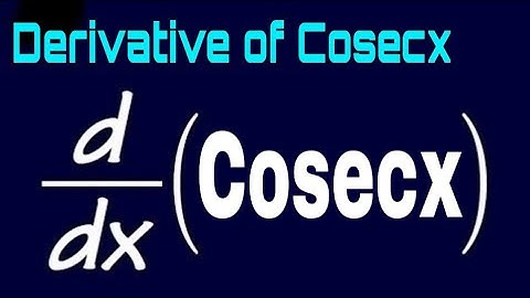 Derivative of Cosecx from first principle In hindi(DERIVATIVE OF COSEX) By:-Technical Plus Education