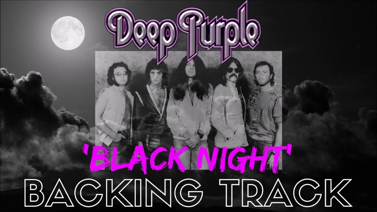 'Black Night' Backing Track (FULL) YouTube