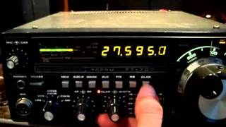 Yaesu ft-707 mod. 11 metros sw 10A 27.390mhz a 28.550mhz (-600khz