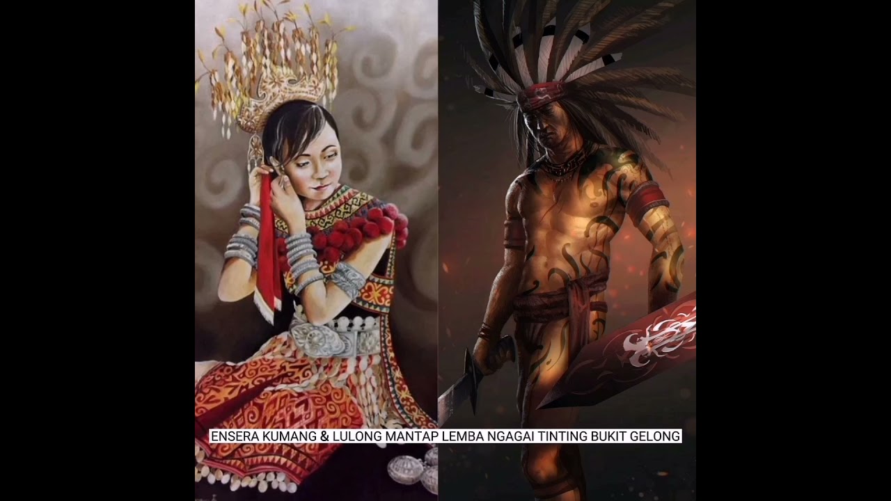 Ensera Kumang Enggau Lulong Mantap Lemba Ngagai Tinting Bukit Gelong - (Tusun Kepenudi)