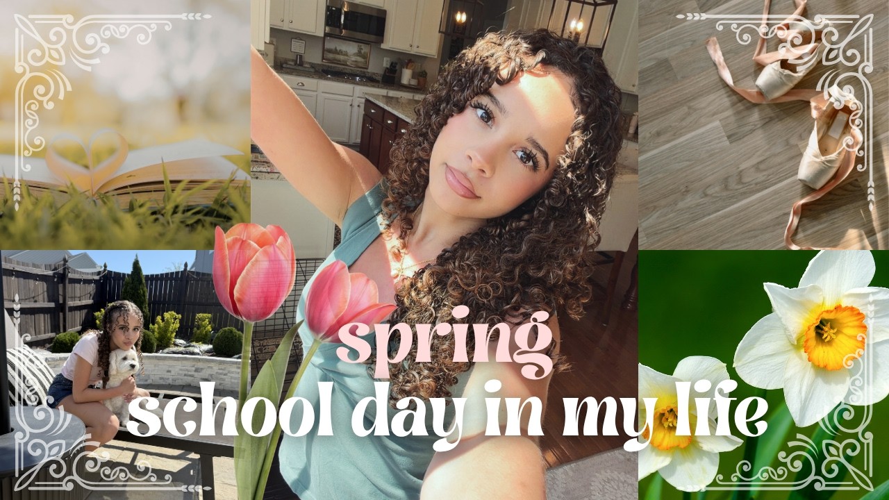 REALISTIC SPRING SCHOOL DAY IN MY LIFE 🌷 high school edition ✨
