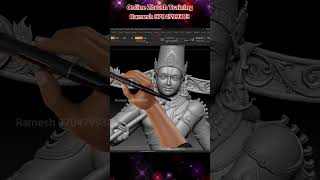lord Krishna 3d design making in zbrush || 3D Sree Krishna 3d model in zbrush