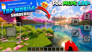 Top 6 BEST Realistic Shaders For MCPE Bedrock 1.26+ (Render Dragon Support)
