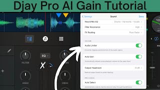 Djay Pro AI Gain Tutorial screenshot 4