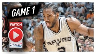 Kawhi Leonard Game 1 WCSF Highlights vs Rockets 2017 Playoffs - 21 Pts, 11 Reb, 6 Ast