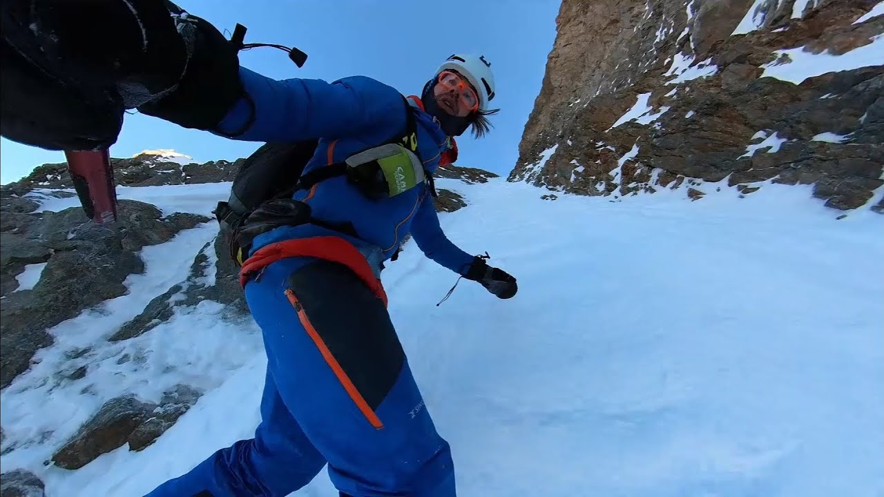 Canale di Lourousa in solitaria - Matteo Demarchi