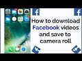 Download Facebook videos and send on WhatsApp iOS