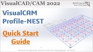 VisualCAD/CAM 2022 Profile-NEST Quick Start