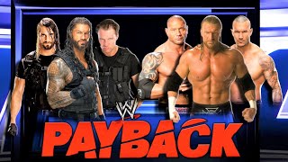 The Shield vs. Evolution | 3v3 Payback 2014 | WWE 2K23 | Ultra Realistic Graphics | RTX 4090 4K