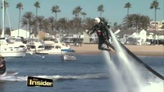Inside Edition Flys JETLEV for the new James Bond Skyfall