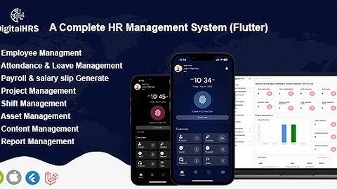 Free DigitalHR - Branch Based Multi Tenant mobile App with admin panel