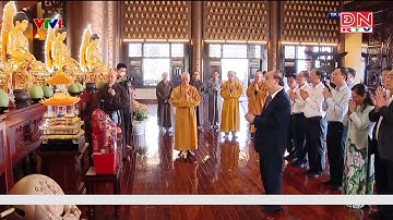 Chủ tịch nước Nguyễn Xuân Phúc chúc Tết Giáo hội Phật giáo Việt Nam