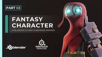 Fantasy character in Blender 2.9 and Substance Painter - Part 3/4