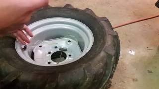 Liquid Ballast filling tractor tires cheep & easy