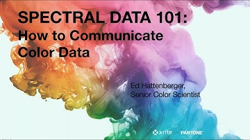 Spectral Data 101:  How to Communicate Color Data