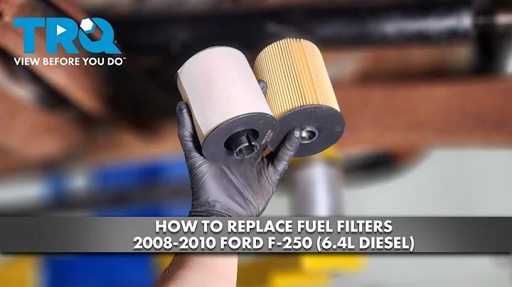 How to Replace Fuel Filters 2008-2010 Ford F-250 (6.4L Diesel)