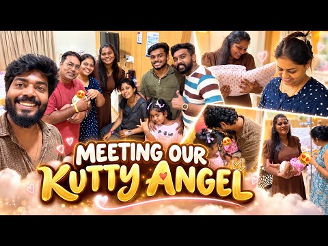 Luckyக்கு தங்கச்சி வந்தாச்சு 😇 Mona பாப்பா பாக்க கிளம்பிட்டோம் 😍 | Allu loves Priya