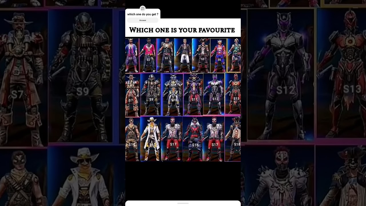 FREE fire all rare bundle 