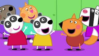 Peppa Pig Meets Peggi And Pandora Panda Peppa Pig Full Episodes Family Kids Cartoons