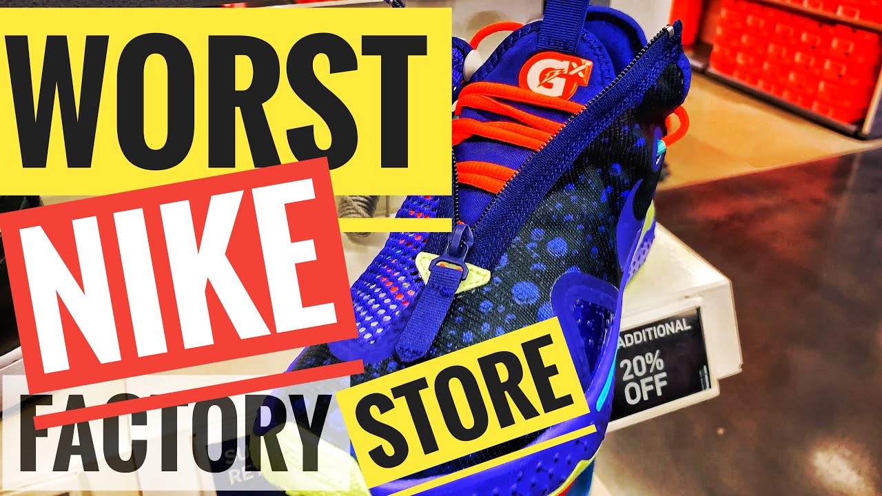 WORST NIKE FACTORY STORE BEFORE THE LOCKDOWN - DONT GO TO THIS NIKE ...