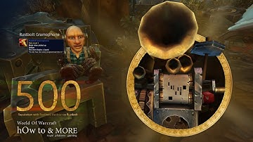 500 Rustbold Resistance Reputation from Rustbolt Gramophone in Mechagon