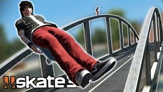 Skate 3: IMPOSSIBLE BRIDGE GRIND!? | Epic Challenges