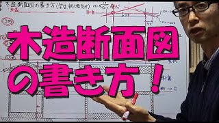 製図のポイント　12　木造断面図－まず4本の線を引け！